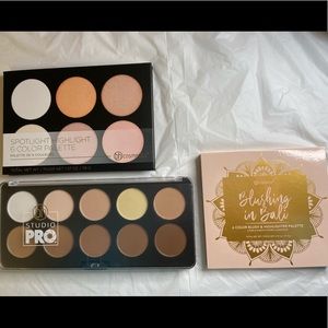 New BH Cosmetics: Shade & Define Palette, Blush Palette, and Highlight Palette